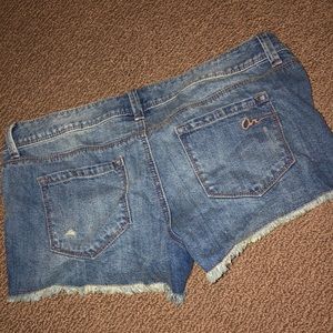 Denim shorts